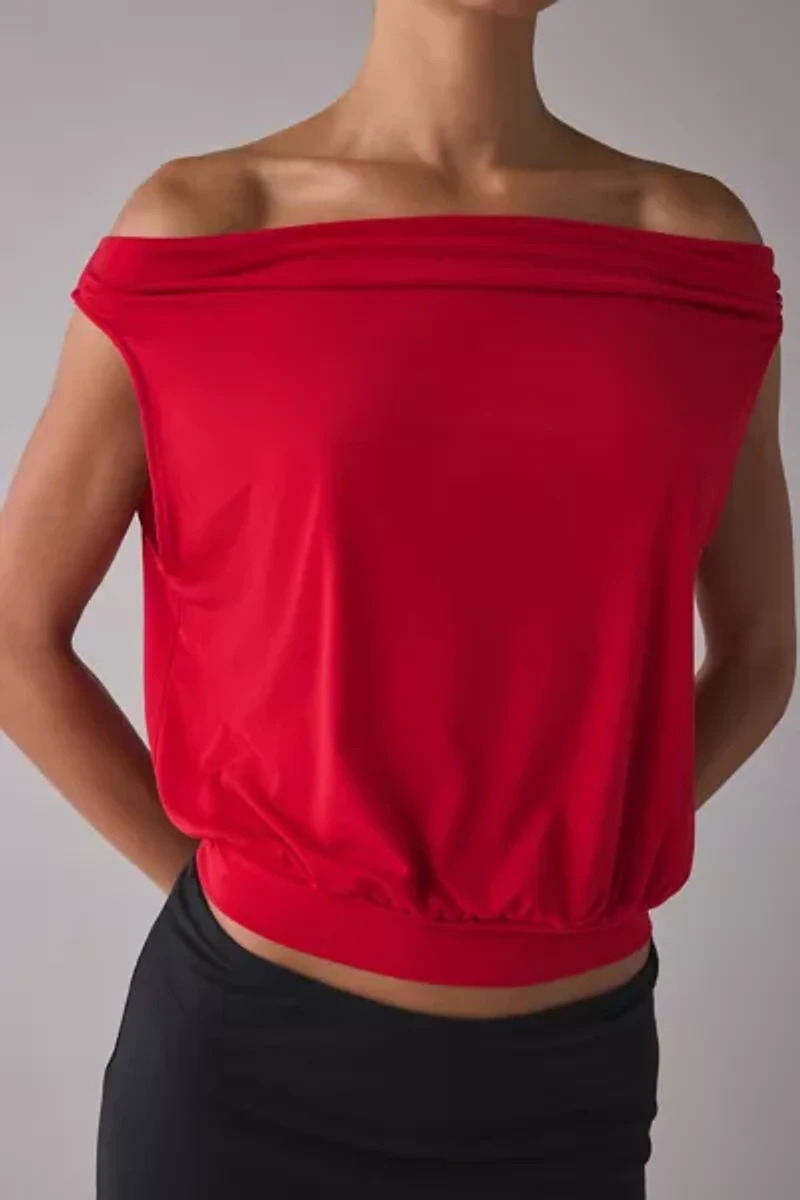 UO Sneaky Link Off-The-Shoulder Crop Top