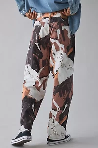 OBEY Classic Printed Baggy Fit Pant