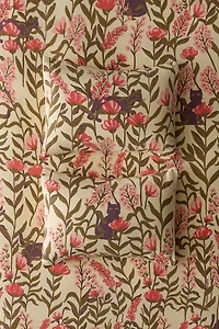 Wren Woodblock Patterned Sham Set