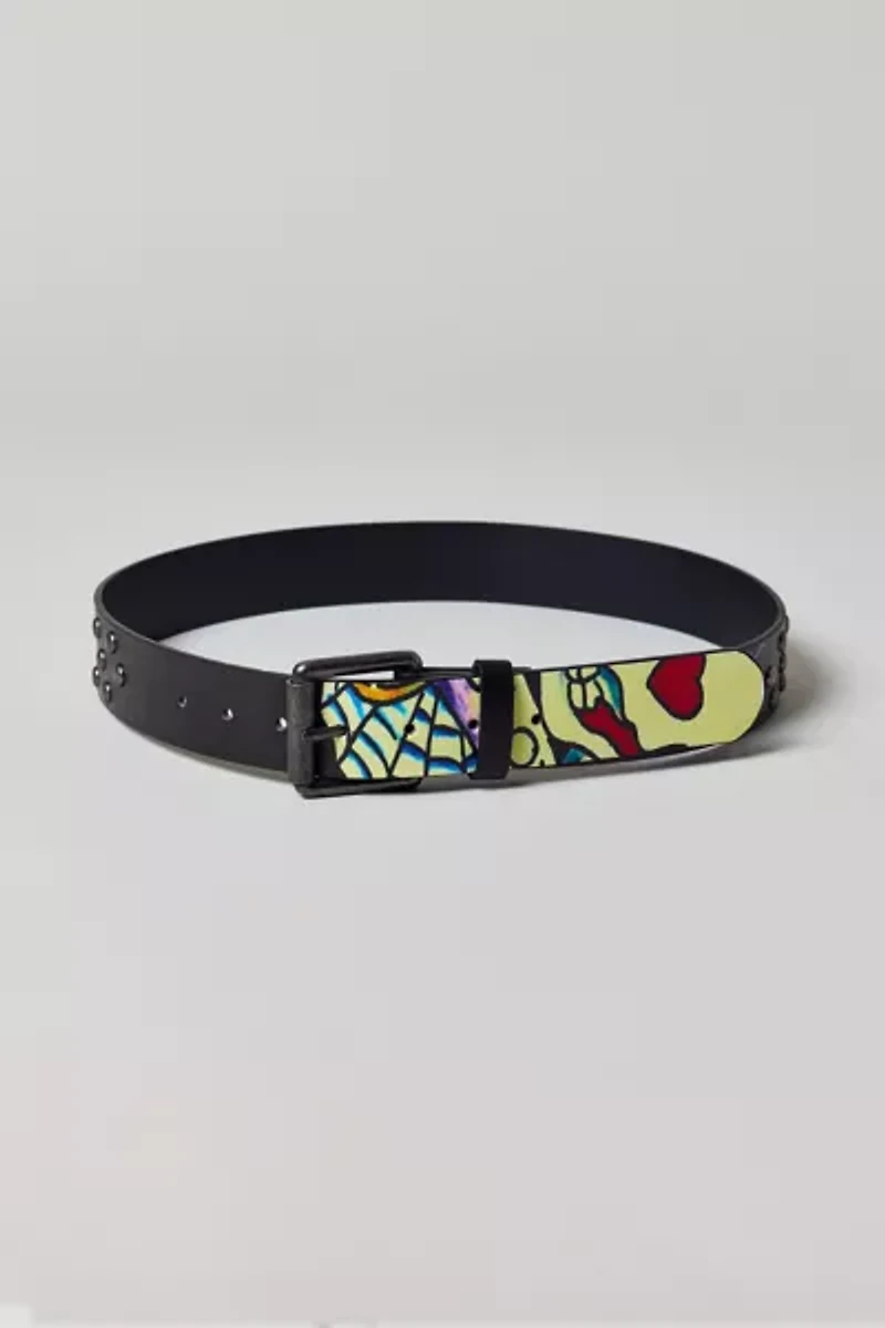 Ed Hardy Skull In Love Belt