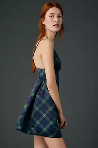Kimchi Blue Petit Fours Fit-And-Flare Satin Mini Dress