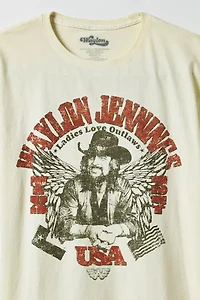 Waylon Jennings Outlaw Graphic Tee
