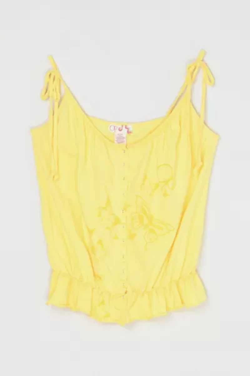 Vintage Y2k Op Printed Spaghetti Strap Top