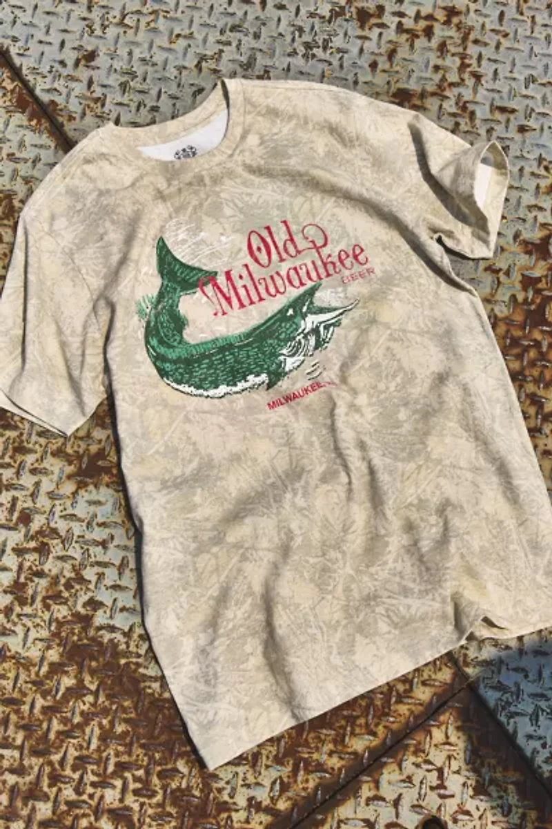 Old Milwaukee Fishing Graphic Tee