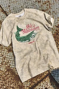 Old Milwaukee Fishing Graphic Tee