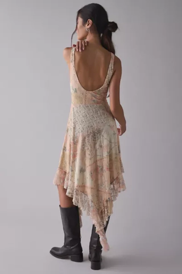 Maniju Poppy Lace Midi Dress | Pacific City