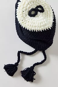 8 Ball Tassel Beanie