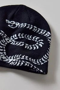 Snake Pattern Beanie