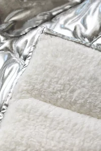 Chipotle UO Exclusive Burrito Wrap Metallic Throw Blanket