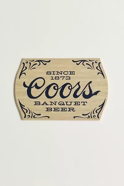 Coors Banquet Beer Wood Wall Hanging