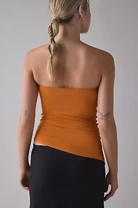 Motel Arimbi Asymmetric Hanky Hem Bandeau Top