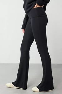 Out From Under Stay At Home Foldover Flare Legging