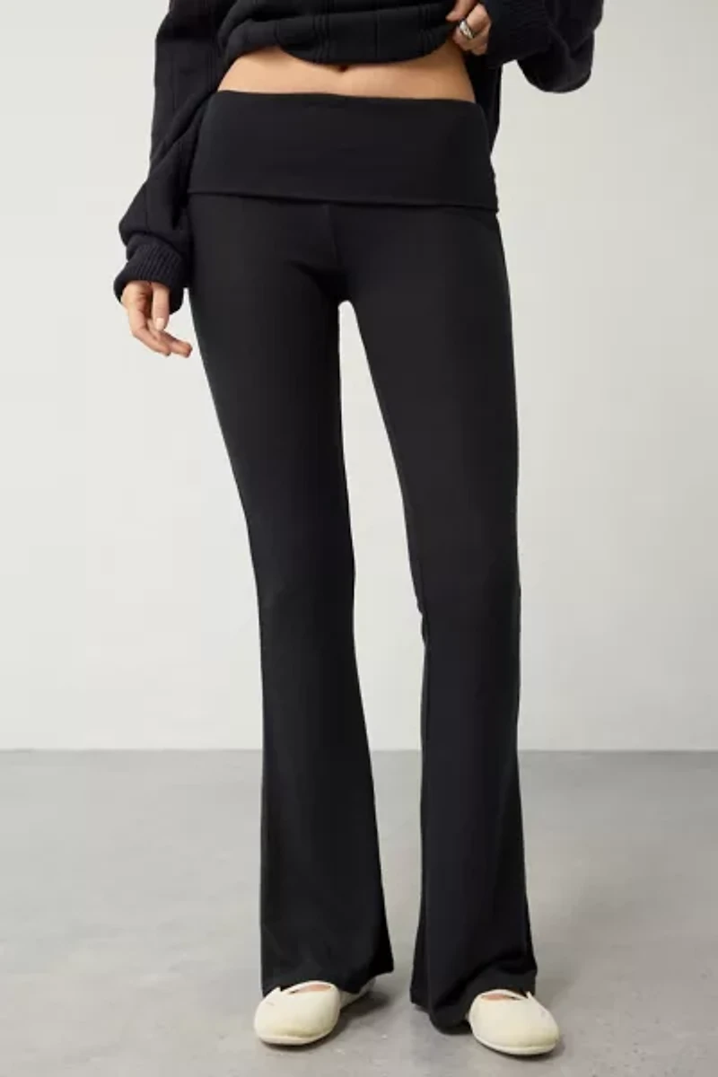 Out From Under Stay At Home Foldover Flare Legging