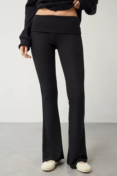 Out From Under Stay At Home Foldover Flare Legging