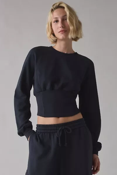 Out From Under Sculpt Fleece Cropped Pullover