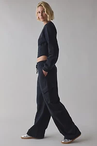 Out From Under Day To Baggy Barrel Leg Cargo Sweatpant