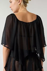 Out From Under Sweet Like Honey Sheer Lace Trim 2-Piece Set