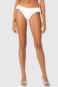 Edikted Lacey Ruffled Bikini Bottom