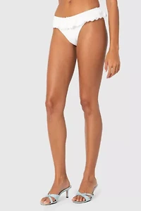 Edikted Lacey Ruffled Bikini Bottom