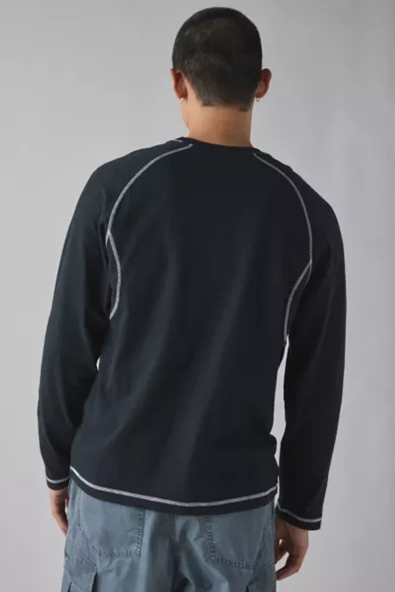 OBEY Aaron Contrast Stitch Long Sleeve Tee
