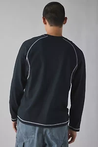 OBEY Aaron Contrast Stitch Long Sleeve Tee