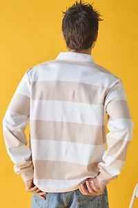Umbro Striped Long Sleeve Rugby Shirt