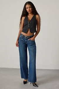 BDG Taryn Military Slim Vest Top
