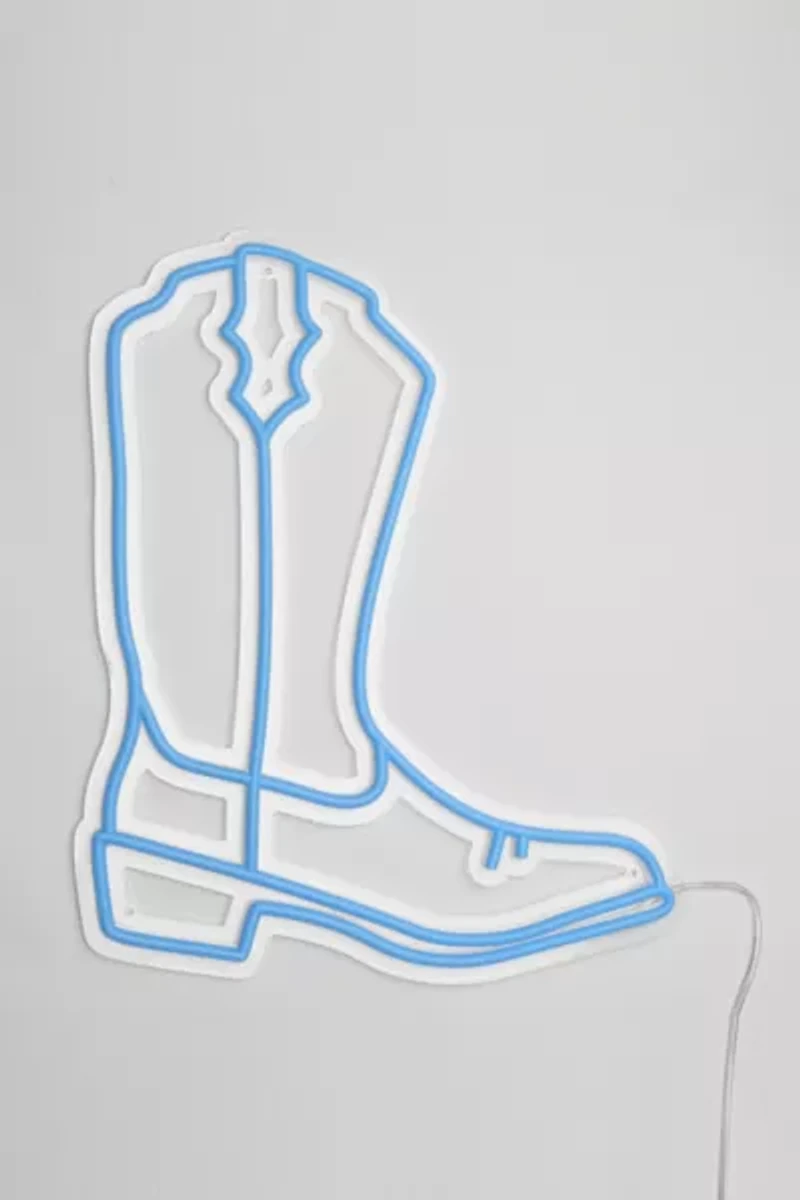 Echo Neon Cowboy Boot Neon Sign