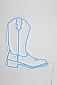 Echo Neon Cowboy Boot Neon Sign