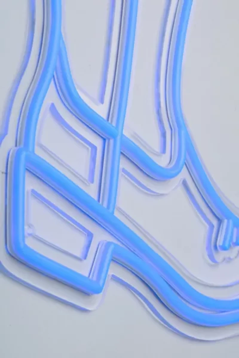 Echo Neon Cowboy Boot Neon Sign