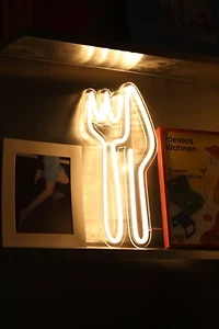 Echo Neon Knife and Fork Neon Sign