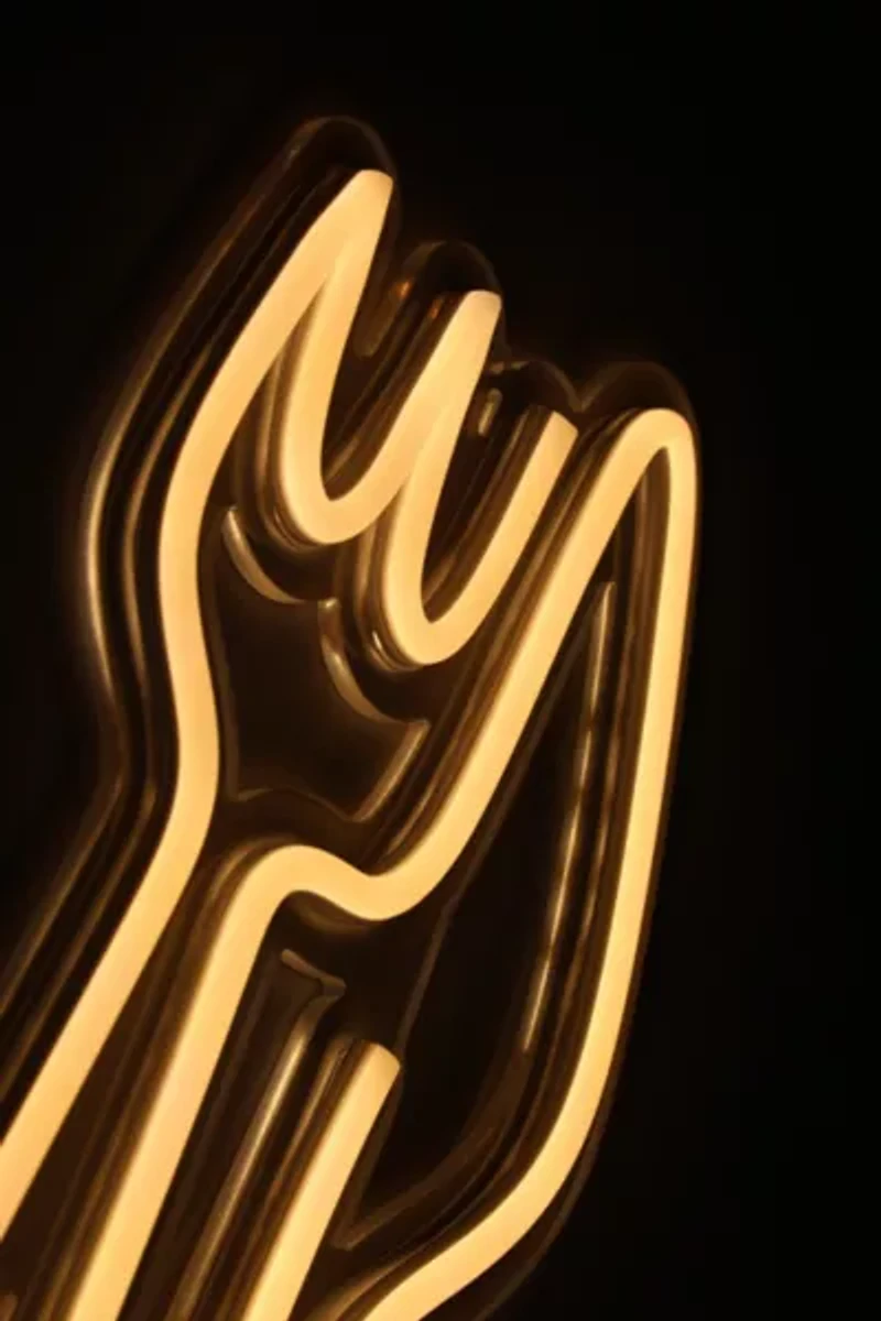 Echo Neon Knife and Fork Neon Sign
