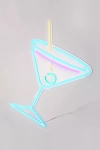 Echo Neon Martini Glass Neon Sign