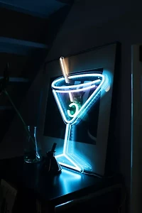 Echo Neon Martini Glass Neon Sign