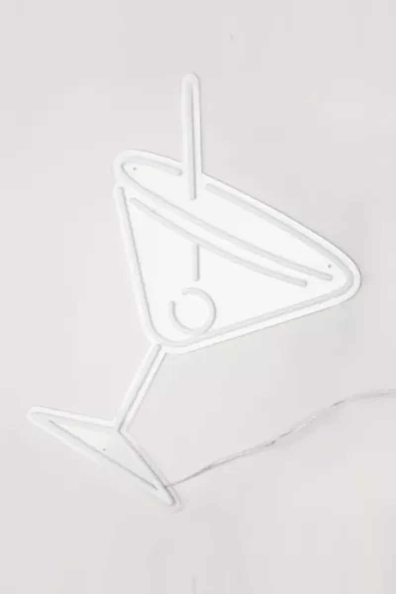 Echo Neon Martini Glass Neon Sign