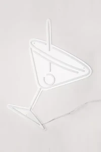 Echo Neon Martini Glass Neon Sign