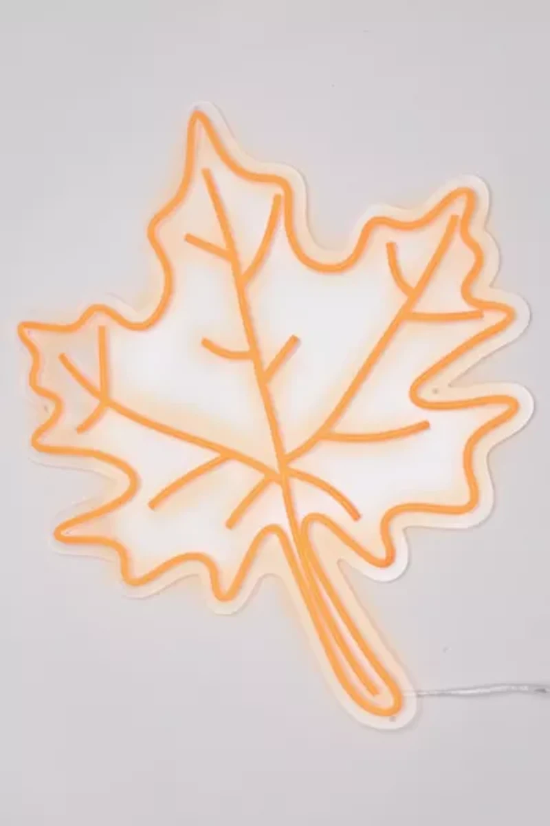 Echo Neon Maple Leaf Neon Sign