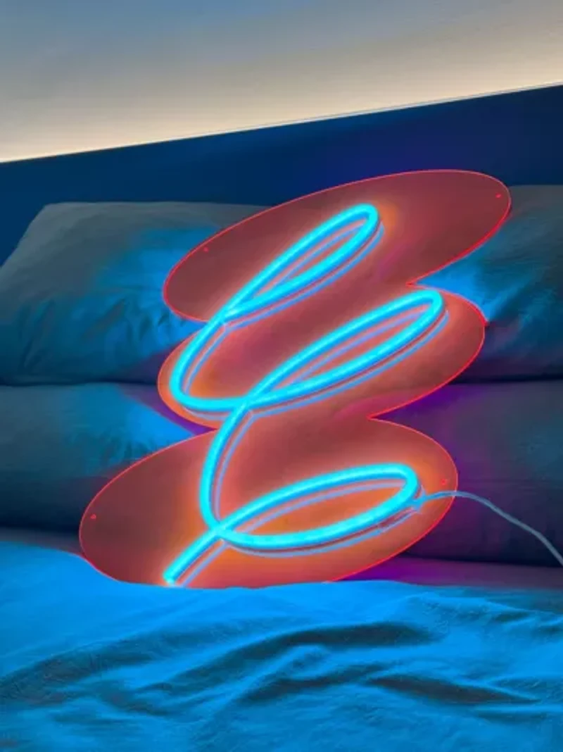 Echo Neon Curve Shape Neon Sign