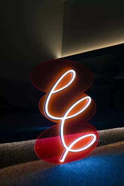 Echo Neon Curve Shape Neon Sign