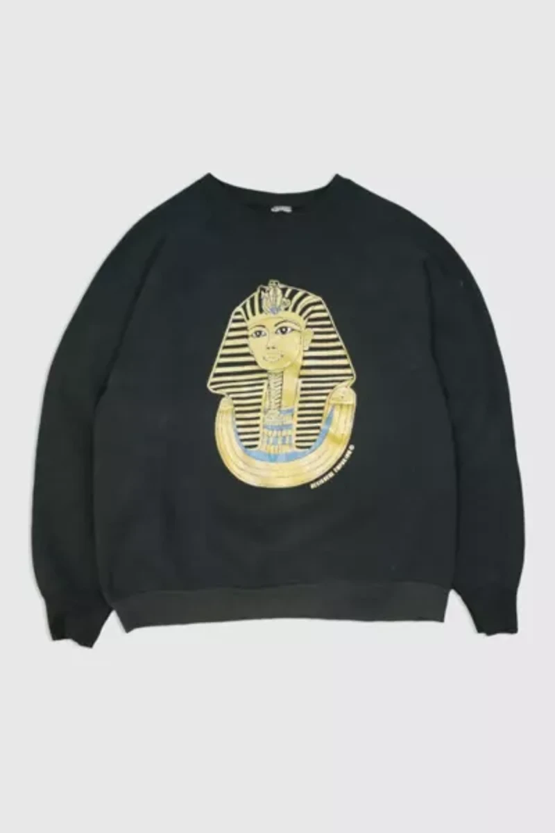 Vintage Pharaoh Print Sweatshirt