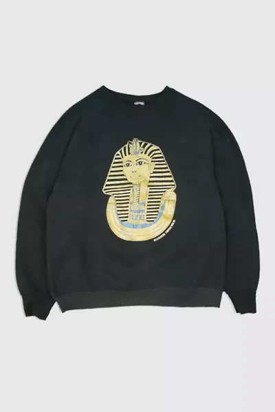 Vintage Pharaoh Print Sweatshirt