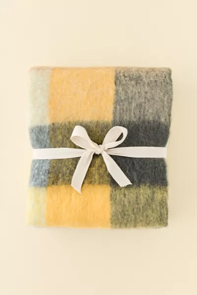 Monroe Faux Mohair Throw Blanket