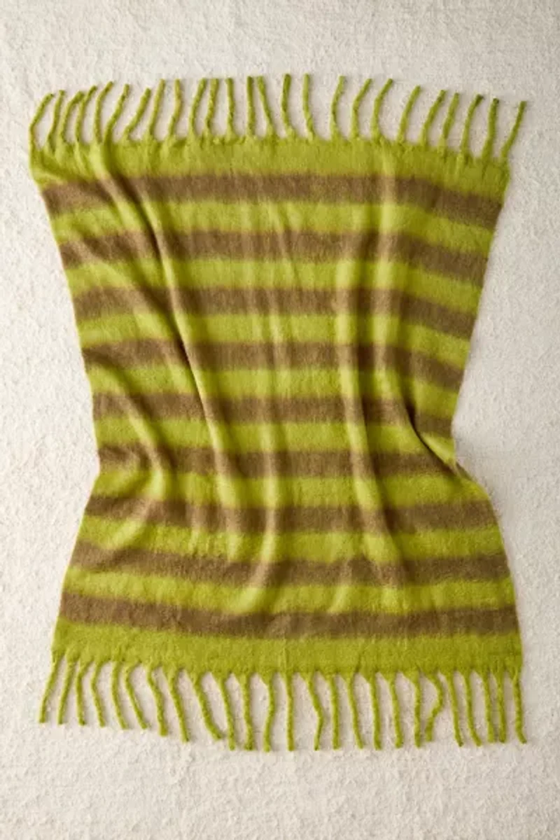 Monroe Faux Mohair Throw Blanket