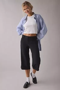 Kimchi Blue Office Siren Low-Rise Wide Leg Cropped Pant