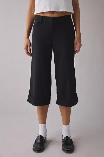 Kimchi Blue Office Siren Low-Rise Wide Leg Cropped Pant
