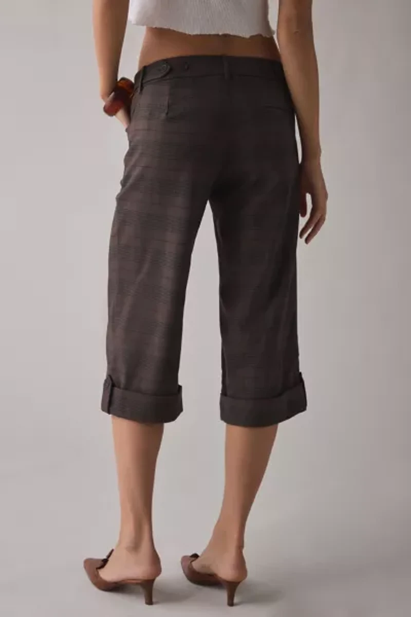 Kimchi Blue Office Siren Low-Rise Wide Leg Cropped Pant