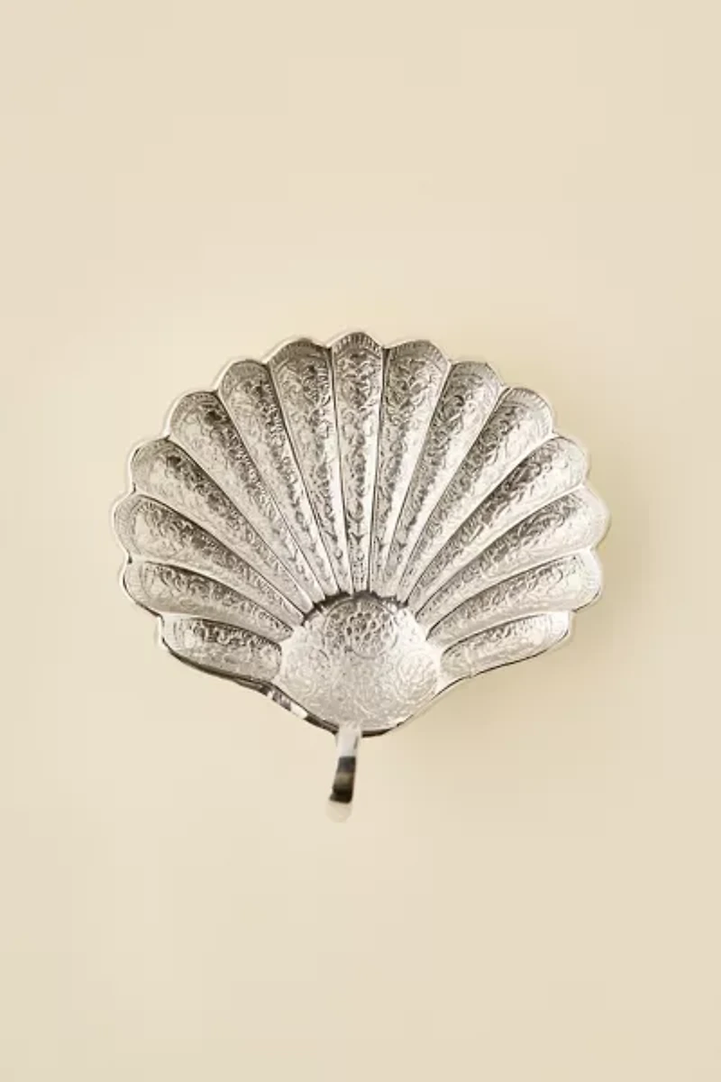Swan Chrome Metal Trinket Dish