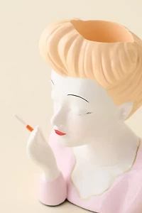 Fancy Lady Resin Vase