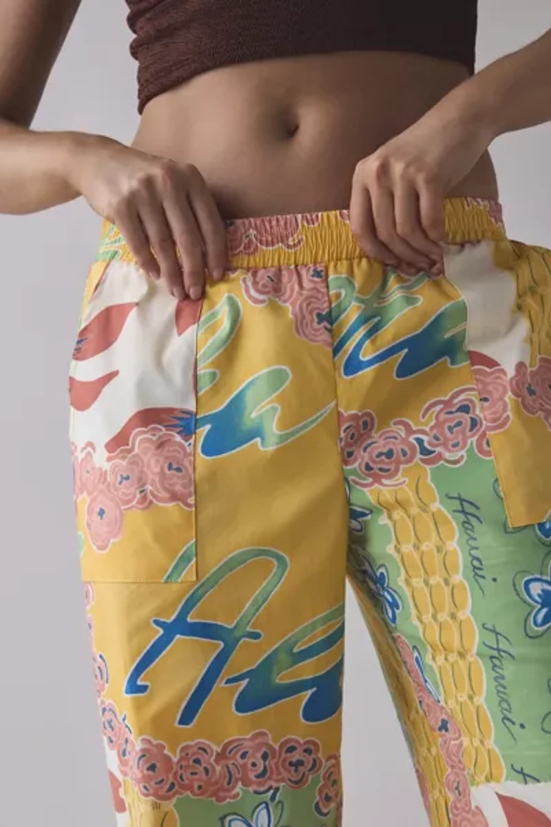 ReMADE By UO Remnant Poolside Pull-On Cropped Pant