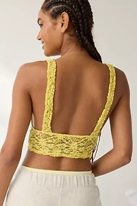 ReMADE By UO Remnants Textured Lace Cropped Tank Top